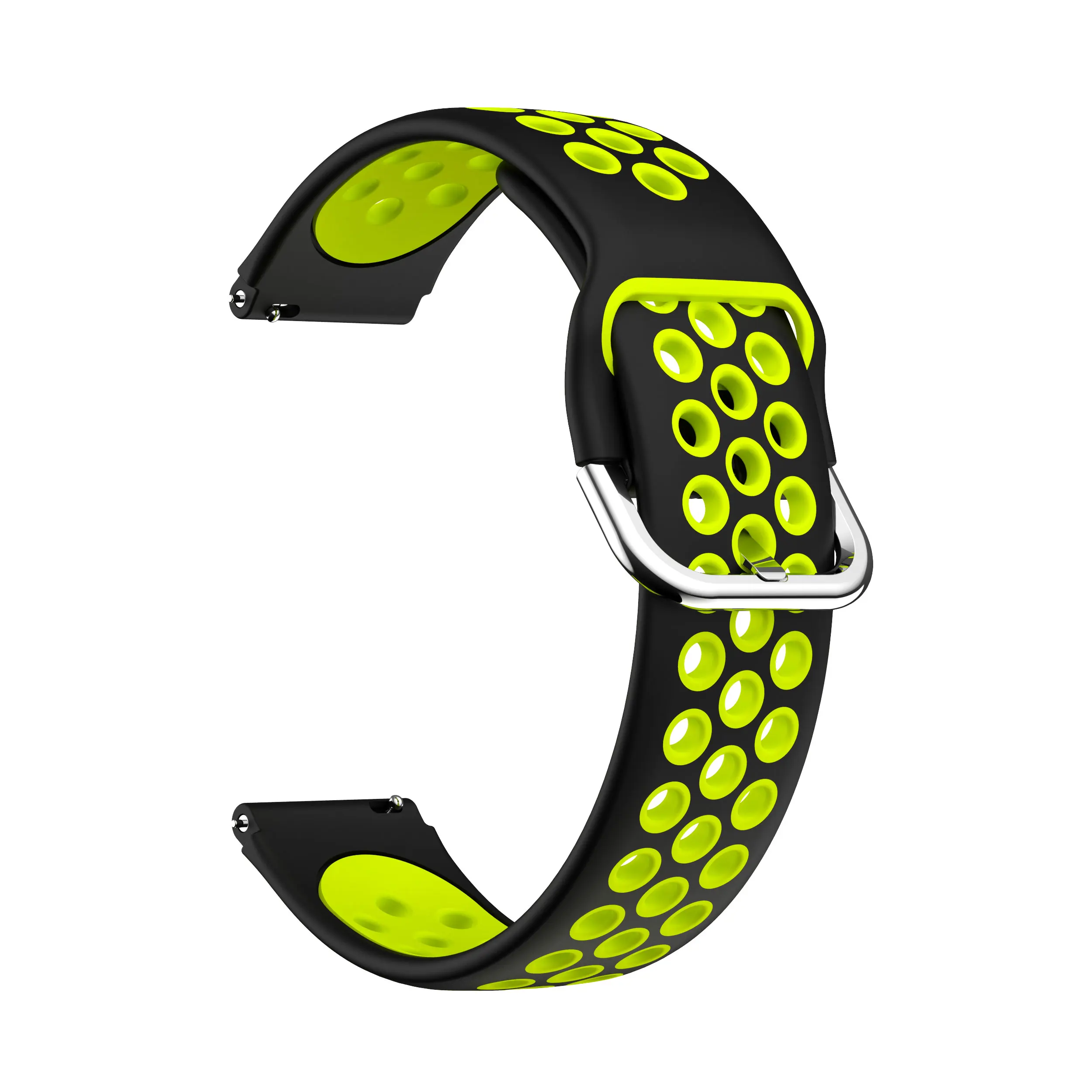 Soft Skin Adjustable 18mm Breathable Silicone band strap for Garmin Watches