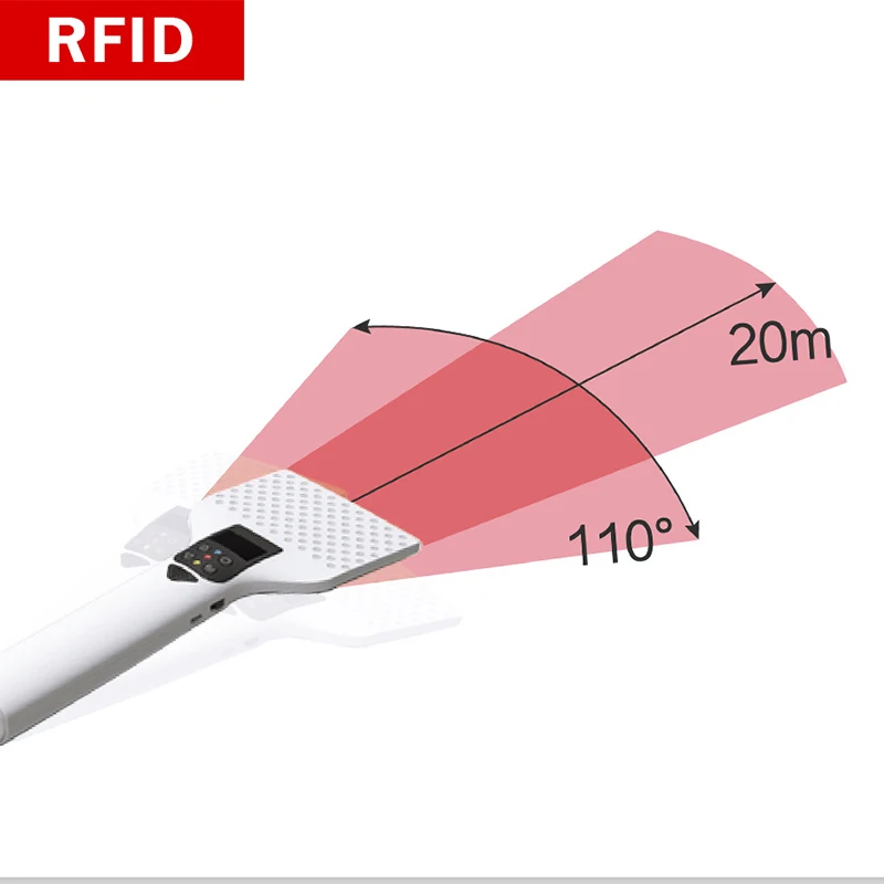 New Good Performance Rfid Tag Handheld Reader  Barcode Scanner