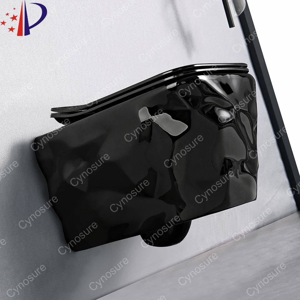 2024 new products Luxury western gold white Toilet Wall Hung Hang Suspended toilet wall mounted wc wall hanging toilet ceramic