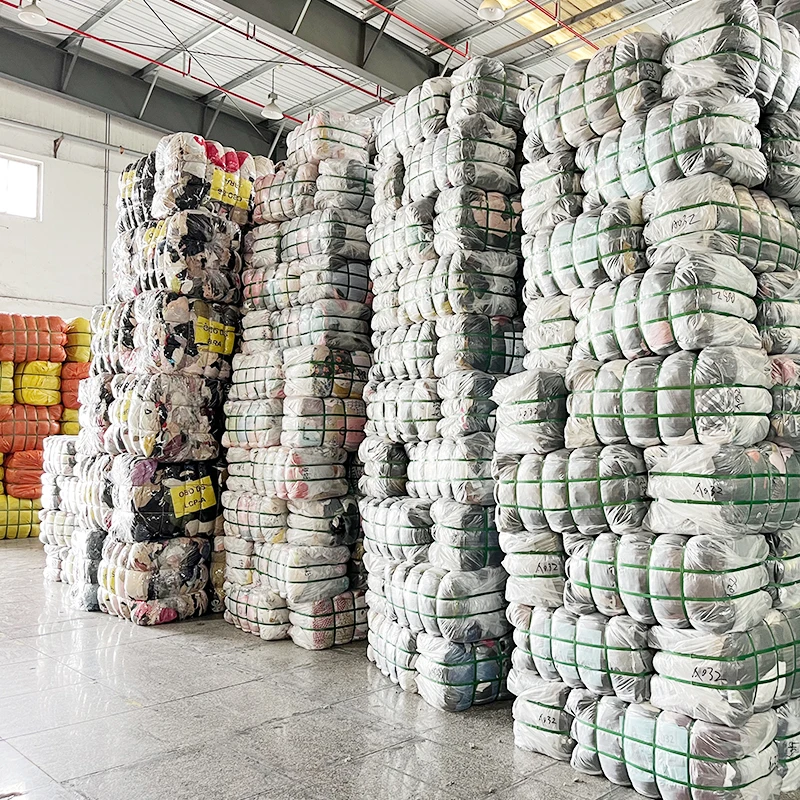 cheaper factory price used clothes mixed bales for men color gradient embossed denim jacket autumn thin coat