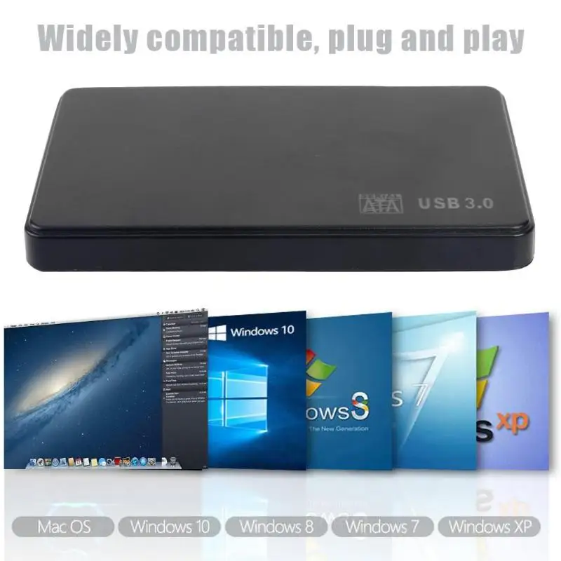  Gudga 2 5 корпус SSD SATA для USB3.0/2 0 жесткого диска 3 ТБ переносной