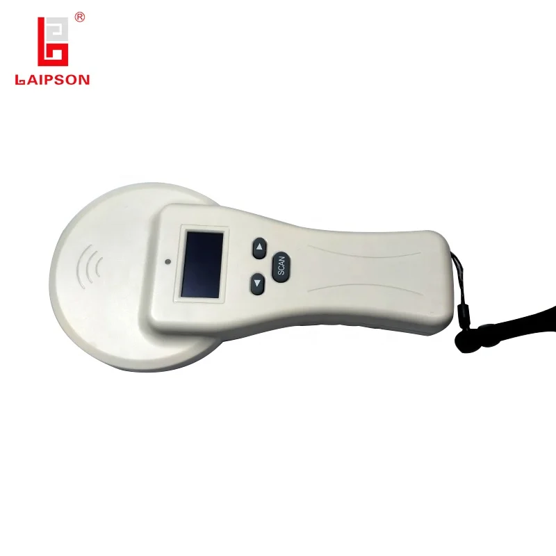 New White LF RFID Livestock Ear Tag Reader For Goat Cow Pig Farm