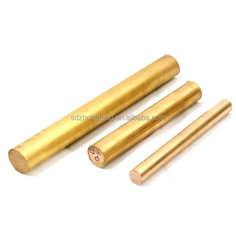 High Quality Yellow Bright Hollow  Copper/Brass/Bronze Flat Round Copper Bars
