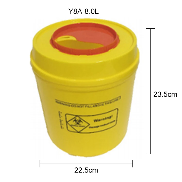 Safe Pack Needles and Sharps Container Disposal Box 8L Sharps Container