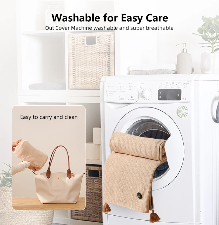 Office Use Wireless Creative USB Warm-up Wearable Electric Heating Blanket elektrisch deken Portable Heating Shawl