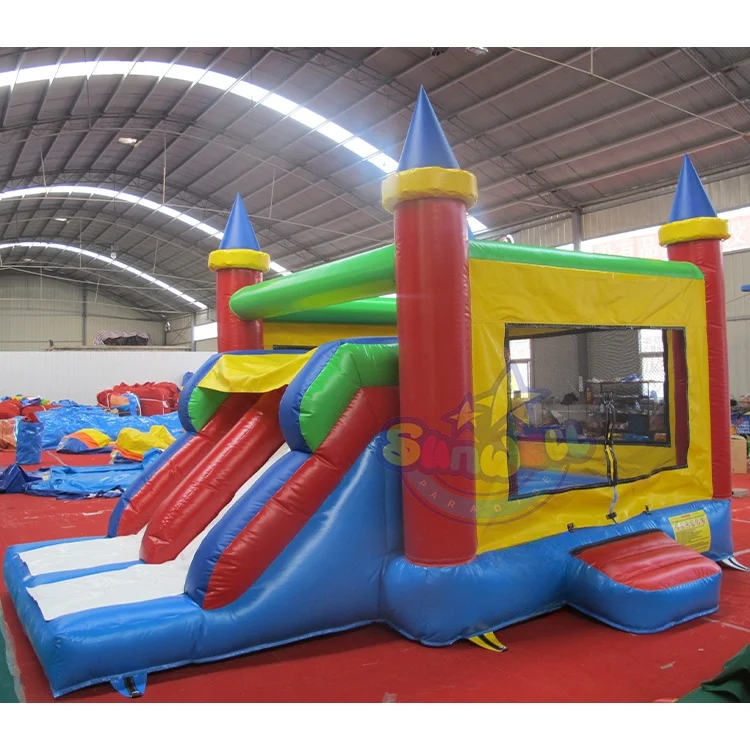 Hot Sale Small Inflatable Bouncer Castle Game For Kids Inflatable House Party Jump Bouncing And Slide Combo Outdoor