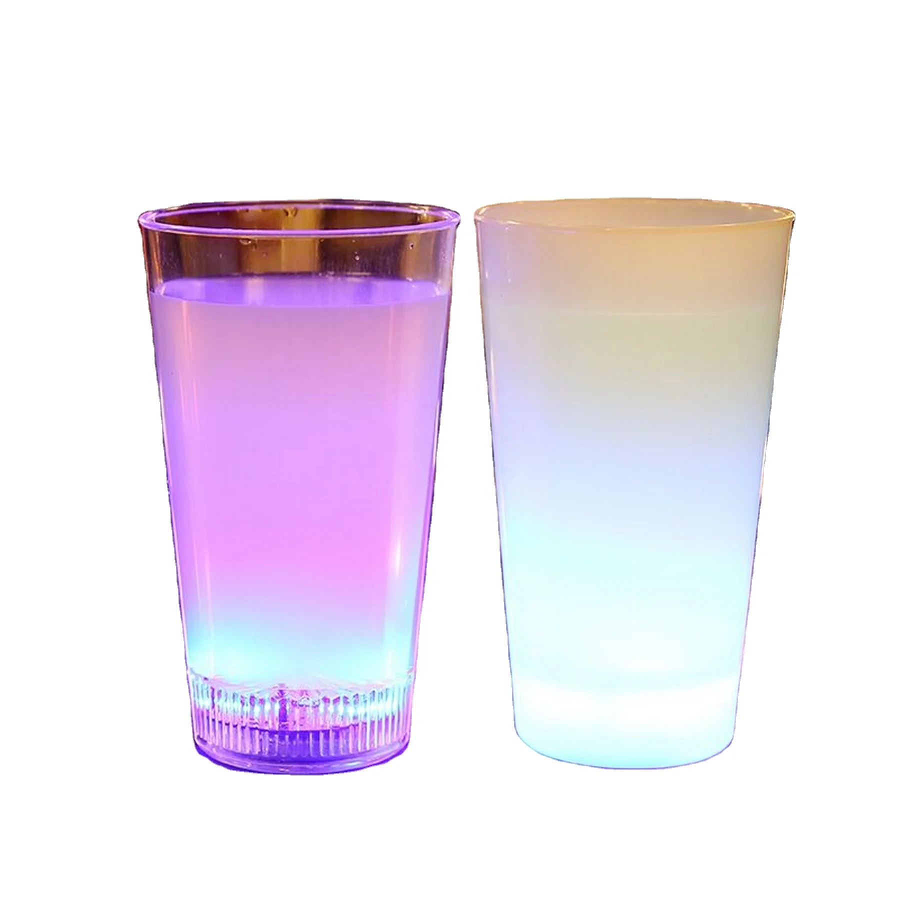 Amazon Top Sell 500ml water sensor led flashing light up tumbler