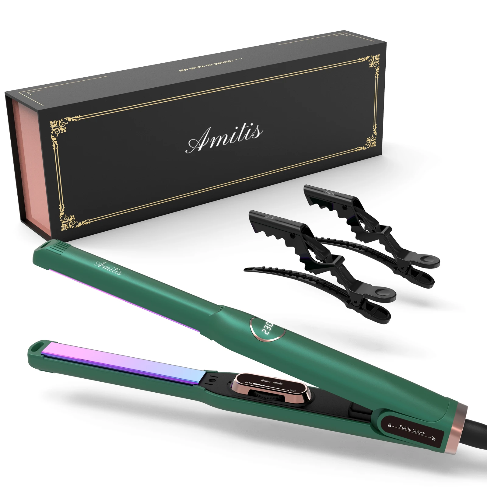 LCD inch pencil flat irons 0.5 small beard home improvement hair straightener