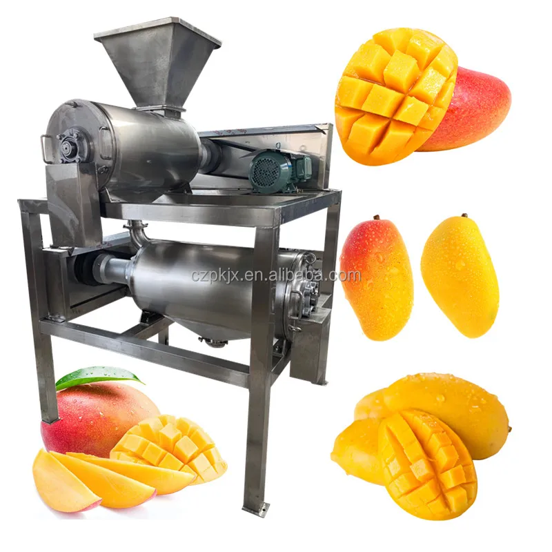 Strawberry Juice Making Strawberry Juicer Pulp Machine Watermelon Pulping Machine Lichi Fruit Pulp Processing Machine