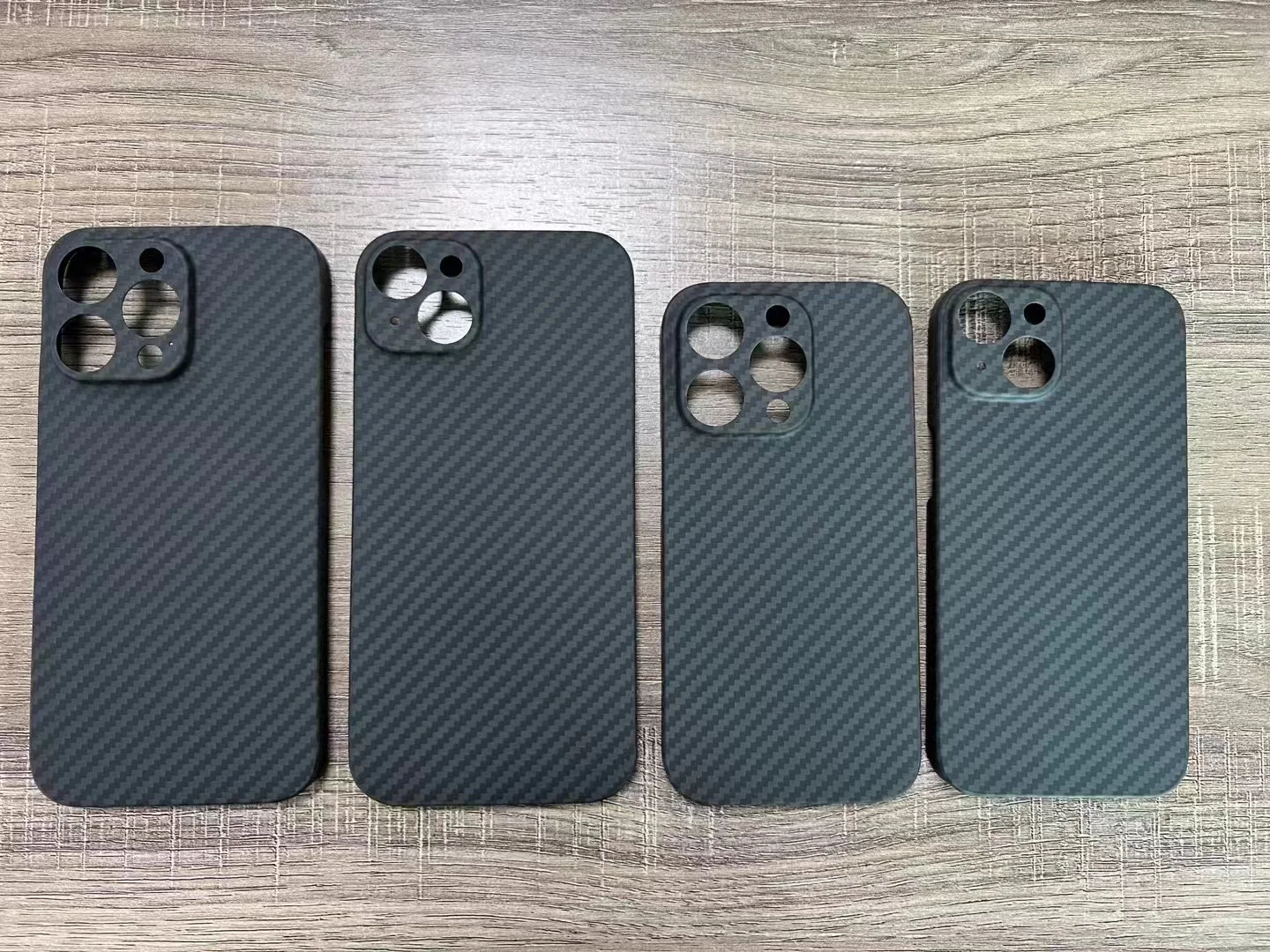 Factory Price Ultra Thin  Aramid Fiber Phone Case  Compatible With Mag safe For iPhone 14 Pro Plus Pro Max Blak/Grey Twill