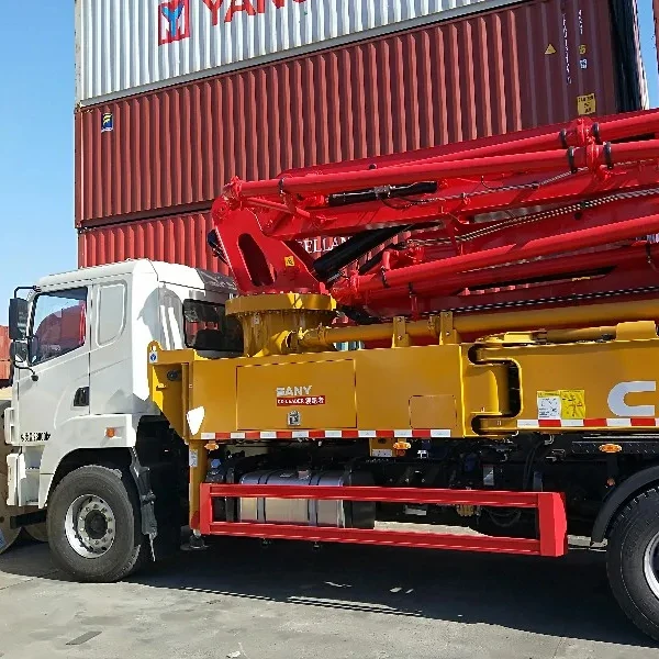 Concrete Machinery 47M 6*4 Truck Mounted Concrete Boom Pump Trucks HB47V WIth 3 Axles Chassis