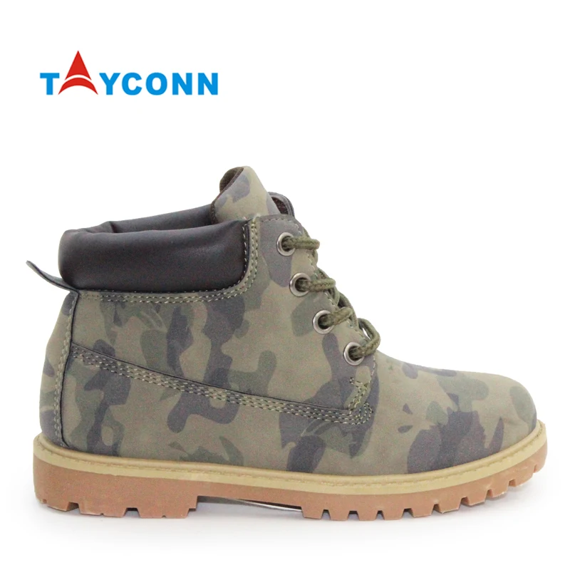 Butumn и зимние Новые камуфляжные короткие сапоги для мальчиков под заказ