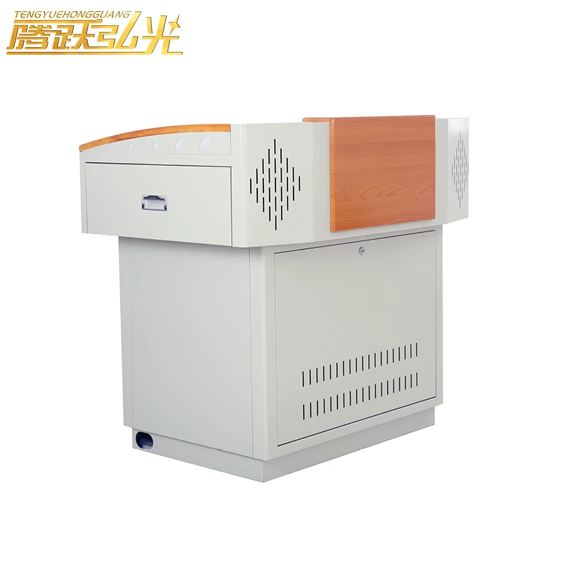 School office furniture conference room Multimedia reversible podium for multimedia classroom Style five