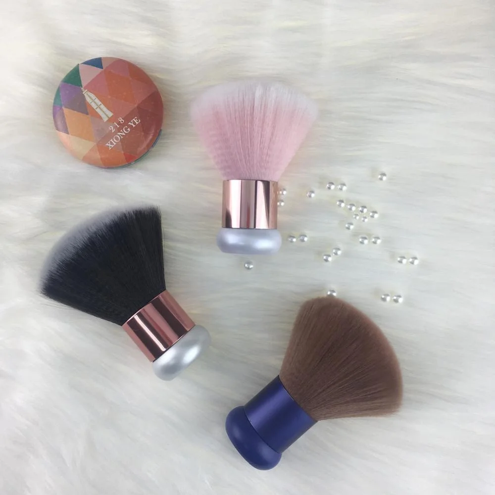 Custom your logo design factory wholesale vegan synthetic soft large kabuki body brush