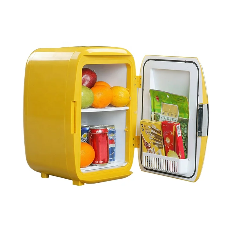 16 Liters Car Home Compact Mini Fridge Makeup Refrigerators For Bedroom
