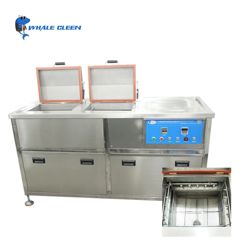 Blue Whale 175L Ultrasonic DPF Filter Engine Parts Mold Cleaning Machine for Rust and Grease Removal Single Tank Ultrasonic Bath
