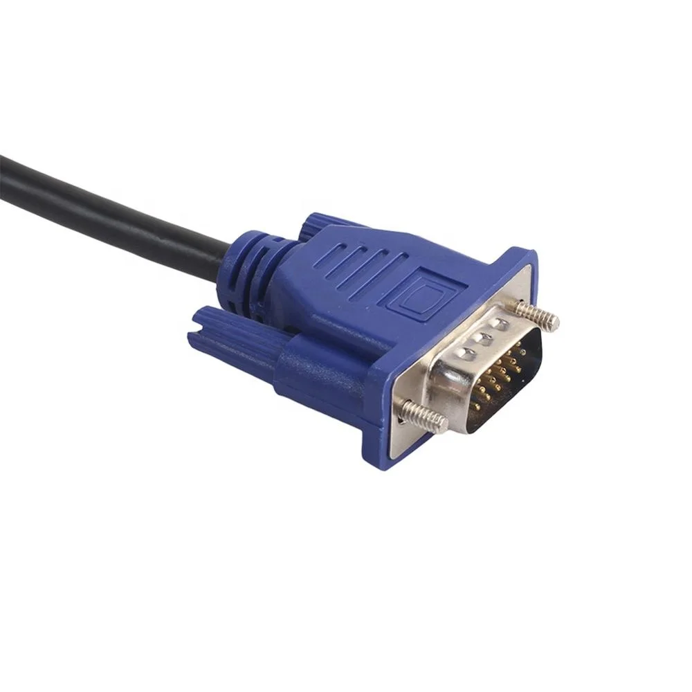 
Factory price 15pin 1.5m Male To Male Vga Cable For Computer display 