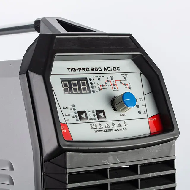  Kende 220V смарт DC TIG 200A Технология IGBT сварочный аппарат инверторного типа для сварки импульсивная Сварка вольфрамовым электродом AC