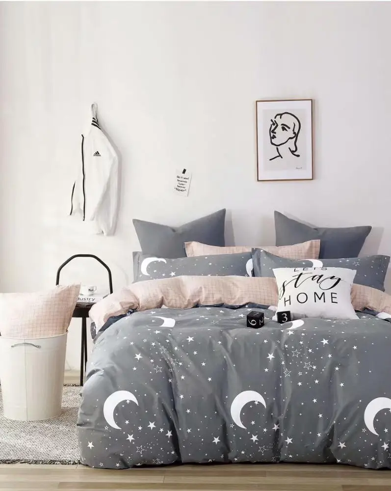 100% cotton twill printed kids bedding fabric