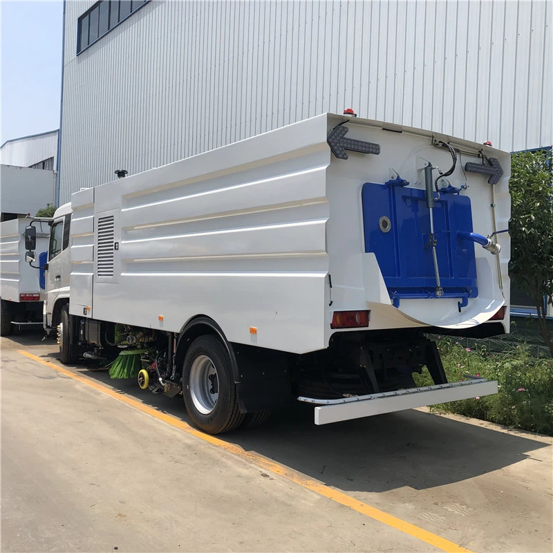 Dongfeng 4x2 16 тонн Вакуумная уборочная машина высокого давления для автомойки
