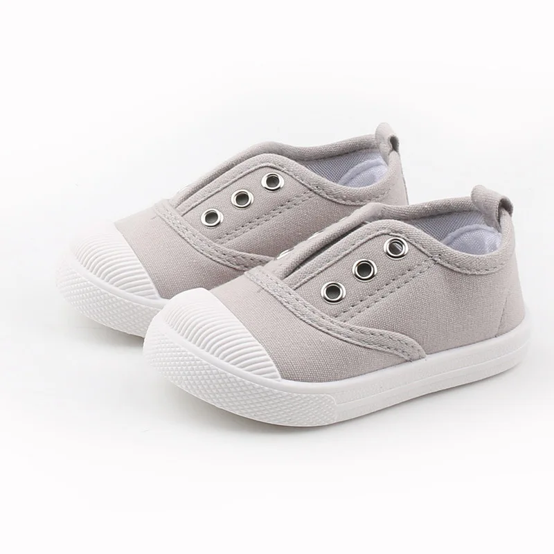 Toddler Girl Sneakers Boy Shoes Kids Canvas Shoes Casual Lace Up Classic Flats Children Shoes for Student