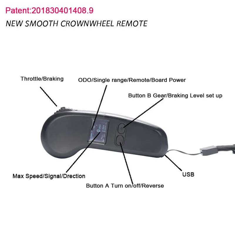 NEW Waterproof PCB 36V 30A OLED Remote Controller DIY electric skateboard ESC