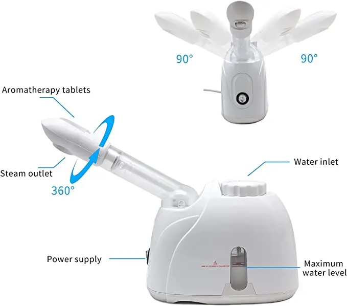 KSKIN High Quality Facial Steamer Machine Professional Nano Spray Facial Steamer Portable Face Steamer