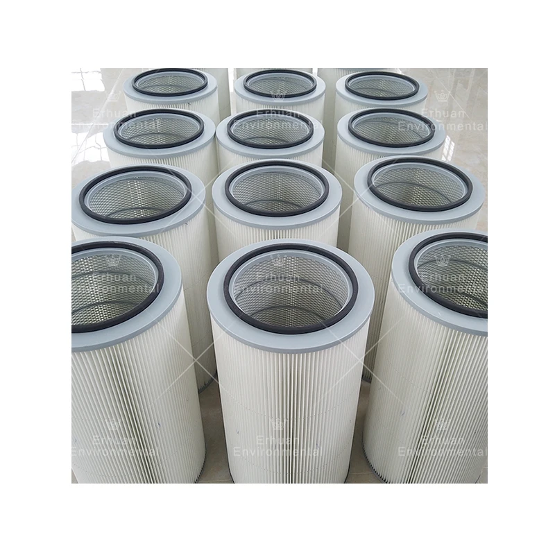 Erhuan 280gsm Spun Bonded Fabric Hepa Filter Powder Industrial Air Filter