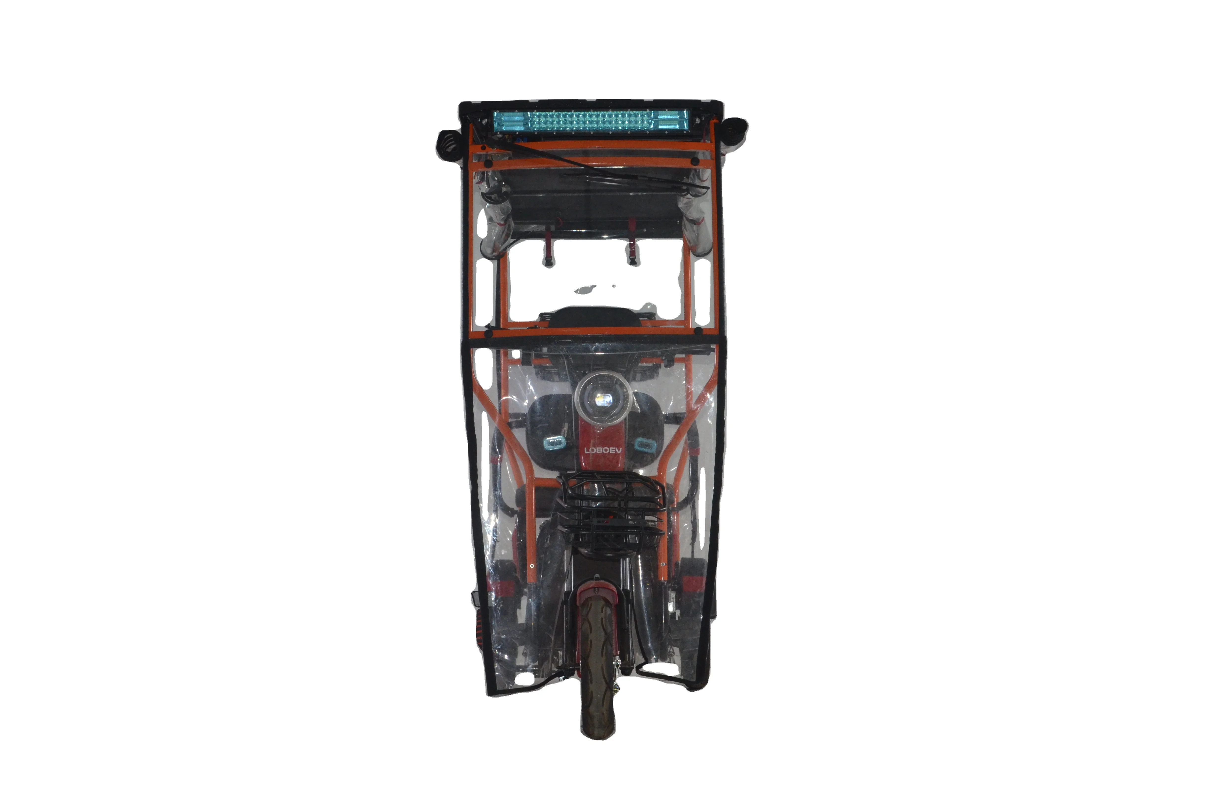 Durable Popular Solar electric tricycle With rain curtain Folding Seats With wiper electric tricycles with solar panel