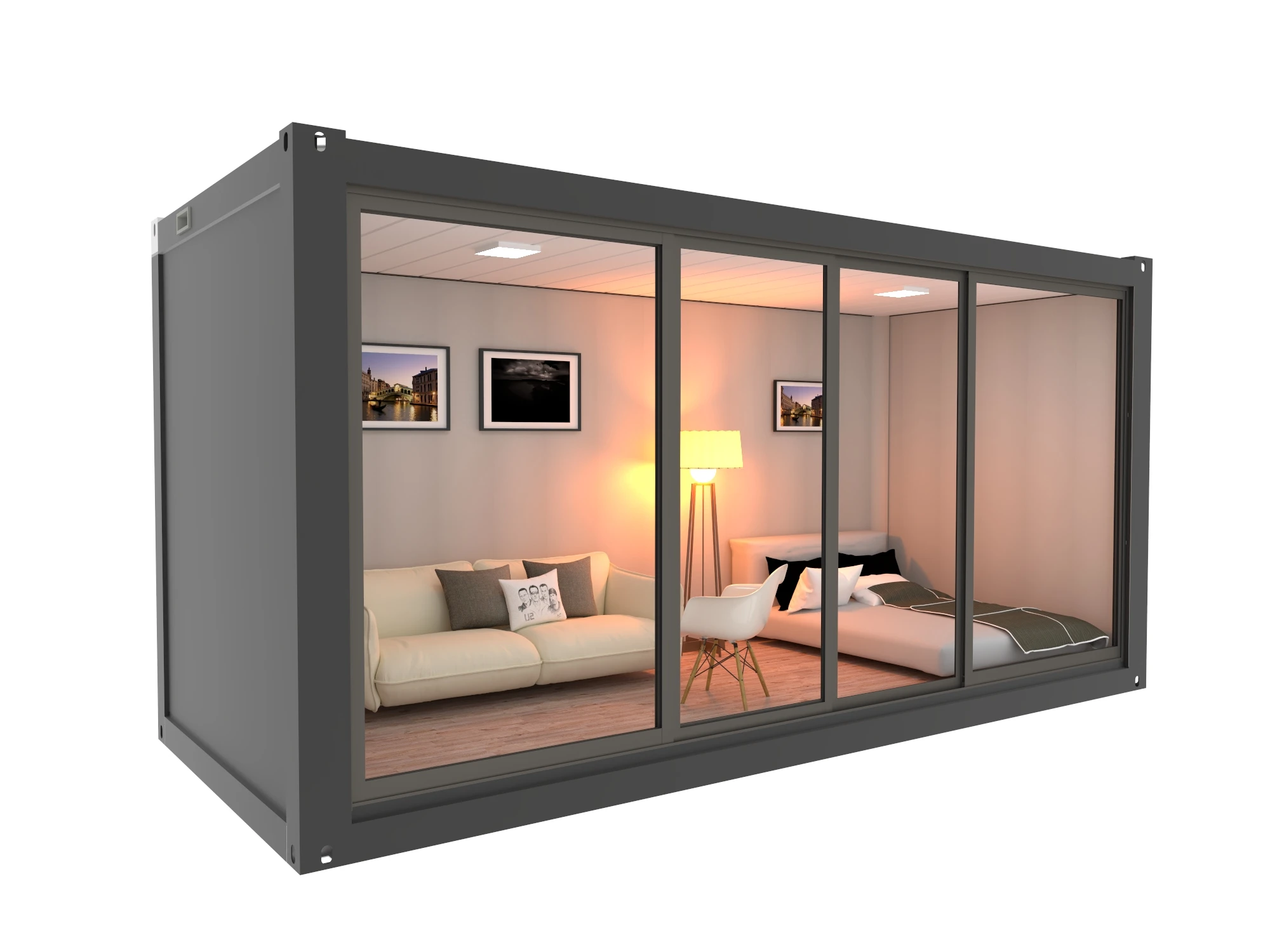 Container House use for office living hotel and small workshop