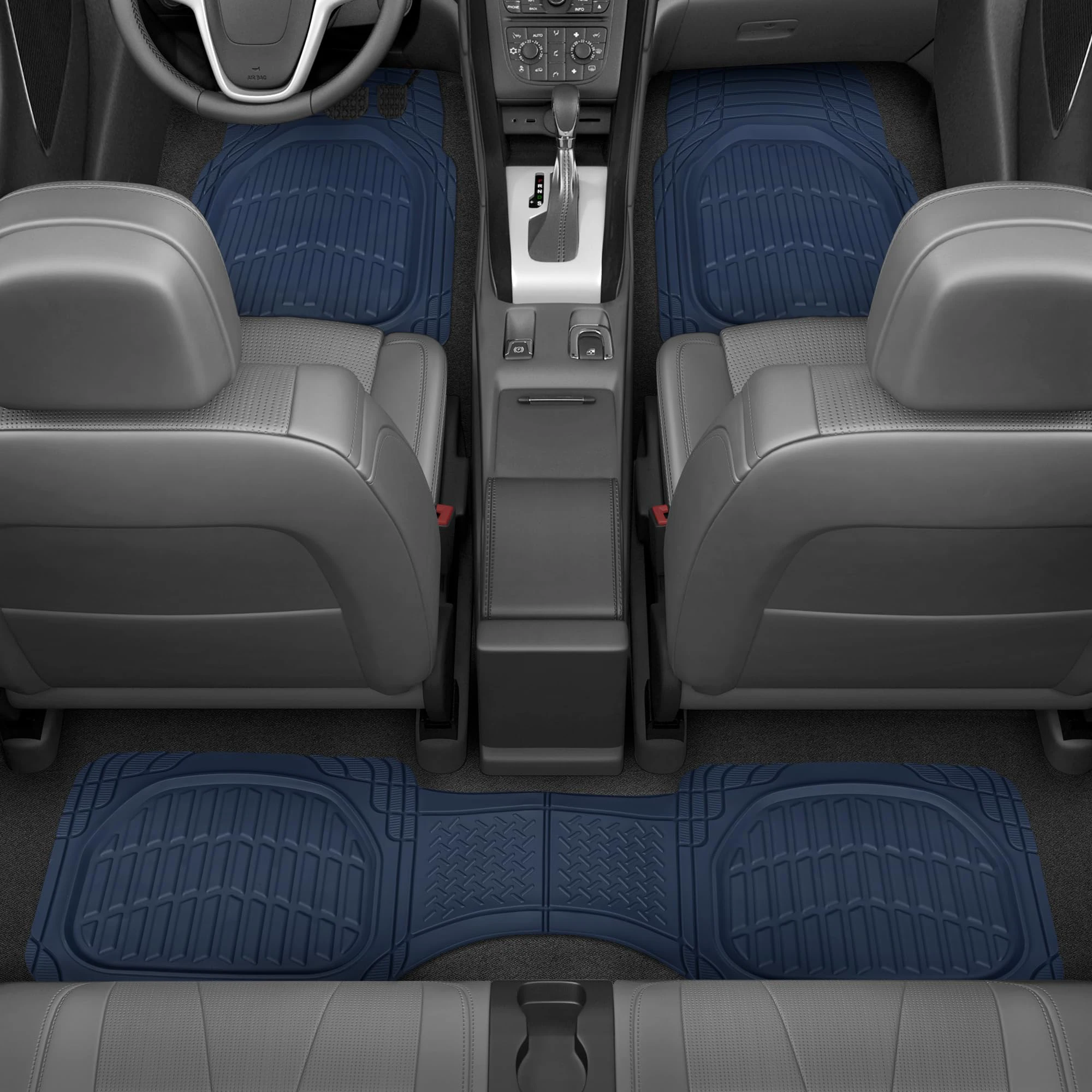 Custom Waterproof Universal Car Protectors Floor Mats Full Set Universal Floor Rubber Car Floor Mat