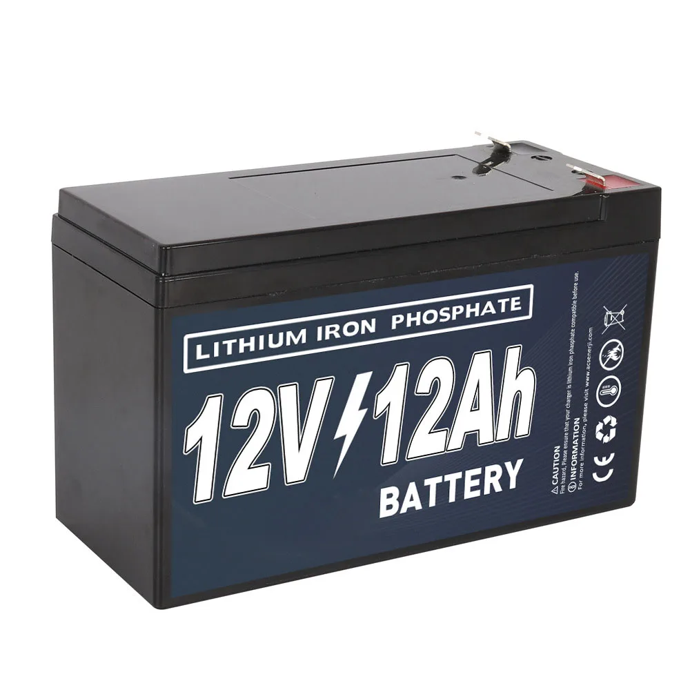 Deep Cycle 12V 12Ah 20Ah 30Ah 50Ah LCD Light Lithium LiFePO4 Battery for Electric Bicycle/Golf Carts
