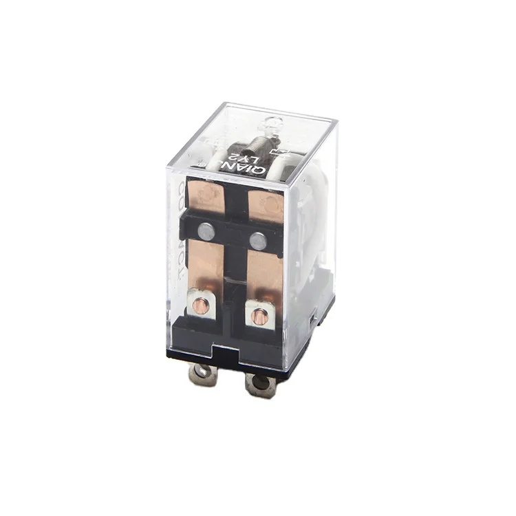 QIANJI LY2 10a 8-контактное реле общего назначения прозрачное 12v 24v