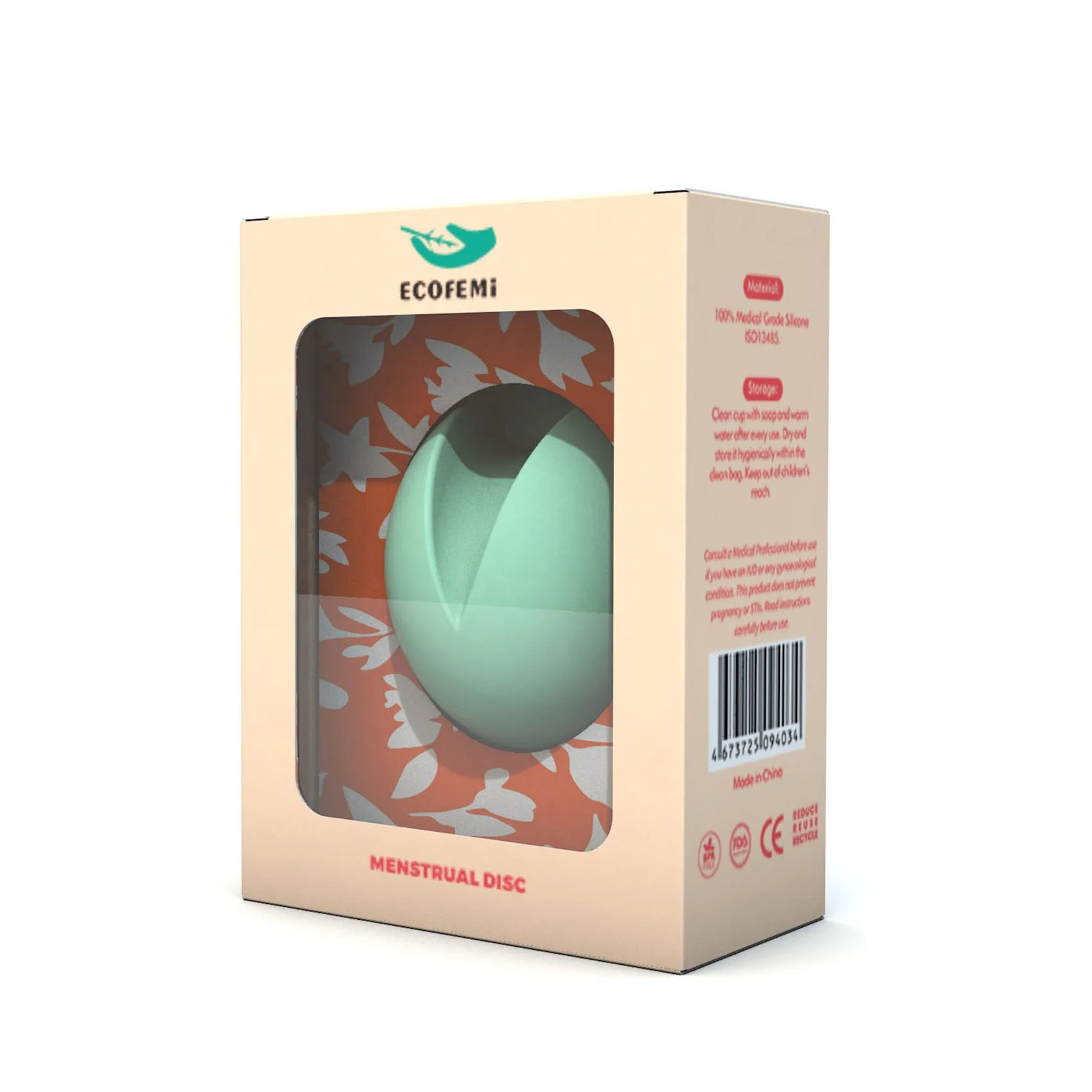 Eco-friendly Reusable Menstrual Feminine Hygiene Lady Menstruation Period Disc