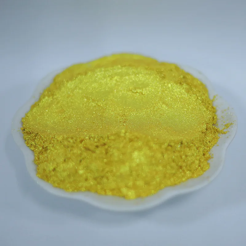 Wholesale Luster gold paint pearlescent pigment for  For Metal Ceiling Wall Furniture Gold Coating Paint