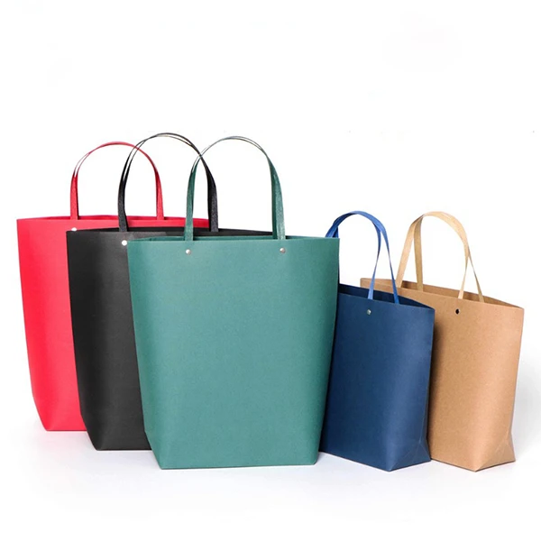 New Design Shopping Bag Promotional bolsa de papel personalizado Paper Bag with Handle
