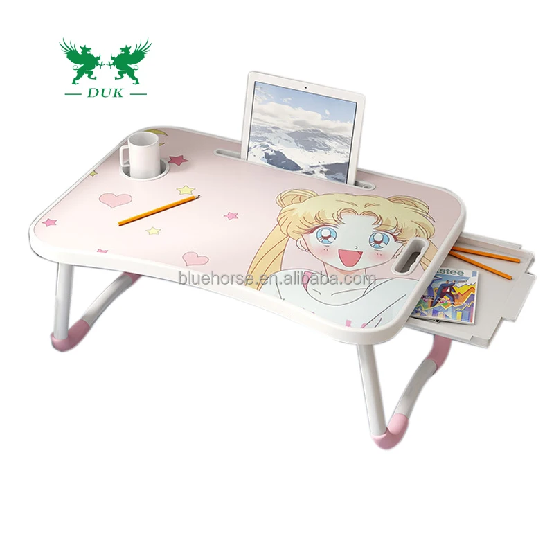 High Quality Removable Foldable laptop table/ Folding laptop desk Convenient Desk/ Folding Computer desk