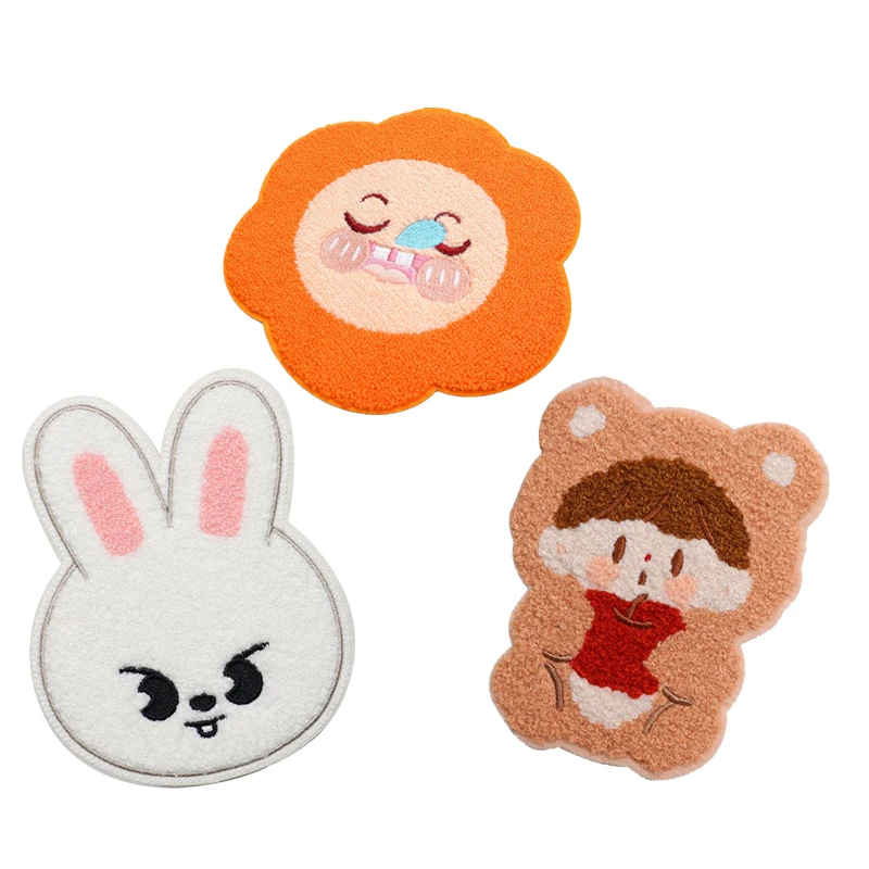 Cute Handmade Beer Embroidery Coasters Design Logo Custom Drink Kitchen Home Decor Dining cup tufted mug rug Coasters