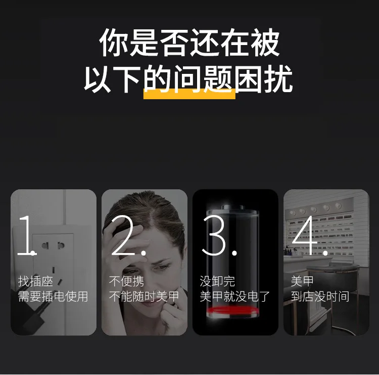 Pink Cordless 35000 Electric Manicure Drill Portatil Acrylic E File Nail Drill Machine