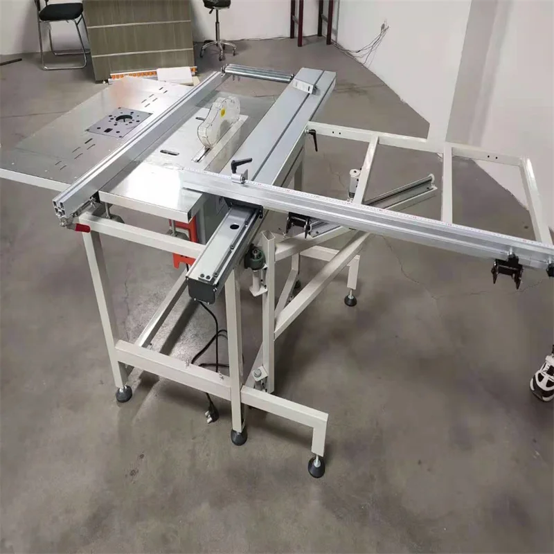 Маленькая пила для точного раздвижного стола, пила для резки древесины без щетки, бесшумная пила с популярного китайского завода