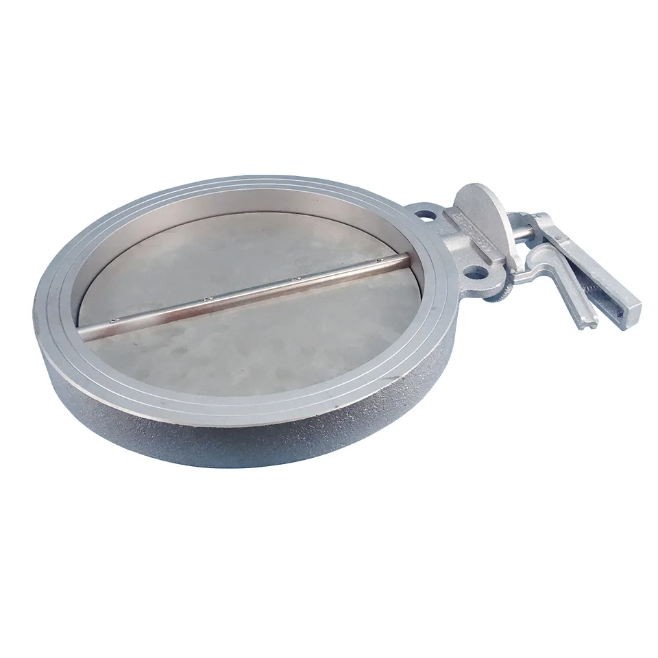 Manual cast iron butterfly valve JRK300 Short Handle Turbo Butterfly Scaled Flange Butterfly Valve