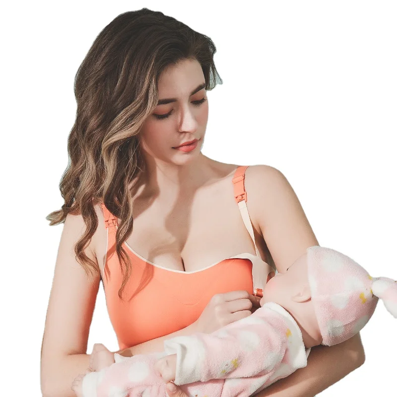 Wholesale Latest Bralette Night Bra Sleep Back Support Bra Cup Pad Nursing Sleep Bra