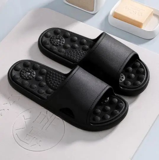 Wholesale Comfortable Health Care PVC Bathroom Aacupuncture Accupressure Foot Massage Slippers