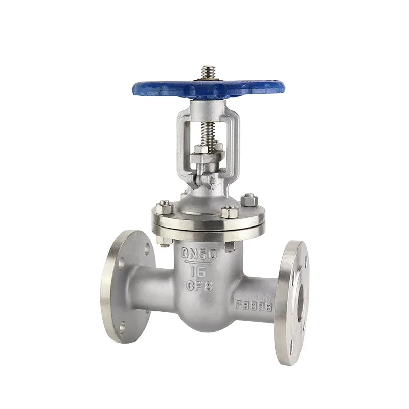 Z41W 4 Inch DN100 PN16 Stainless Steel 304 Water Gate Valve Pneumatic Marine Flange Stop Angle Control General Application Gas