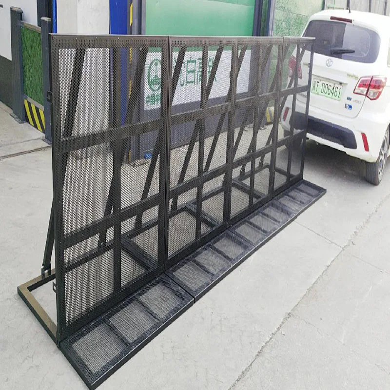 Easy Assembly Foldable Metal Crowd Control Barrier Stage Performance Security Fence Concert Stage barricade