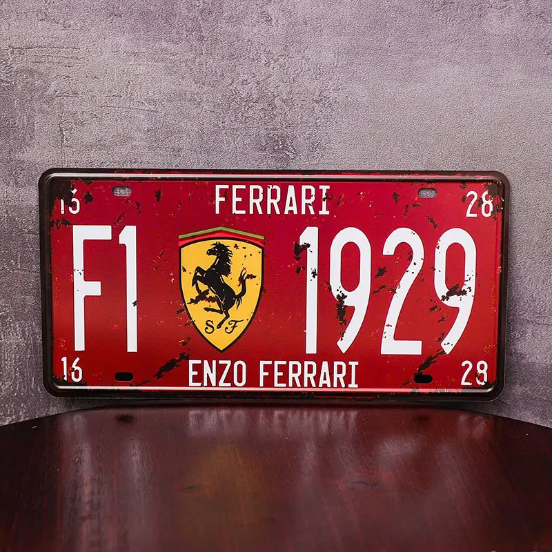 Humorous Funny Custom Garage Vintage Metal Car Tin Signs for Outboard Motor Wall Decor