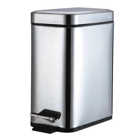 BX rectangle 5L black cold sheet step trash can trash bin waste bin