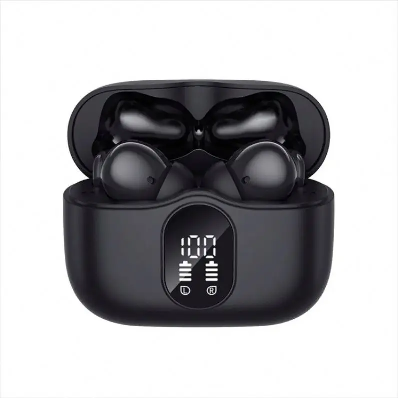 A90 Headphones True Wireless Earbuds active noise cancel LED Power Display Earphones  IPX4 earphone noise cancelling headphone