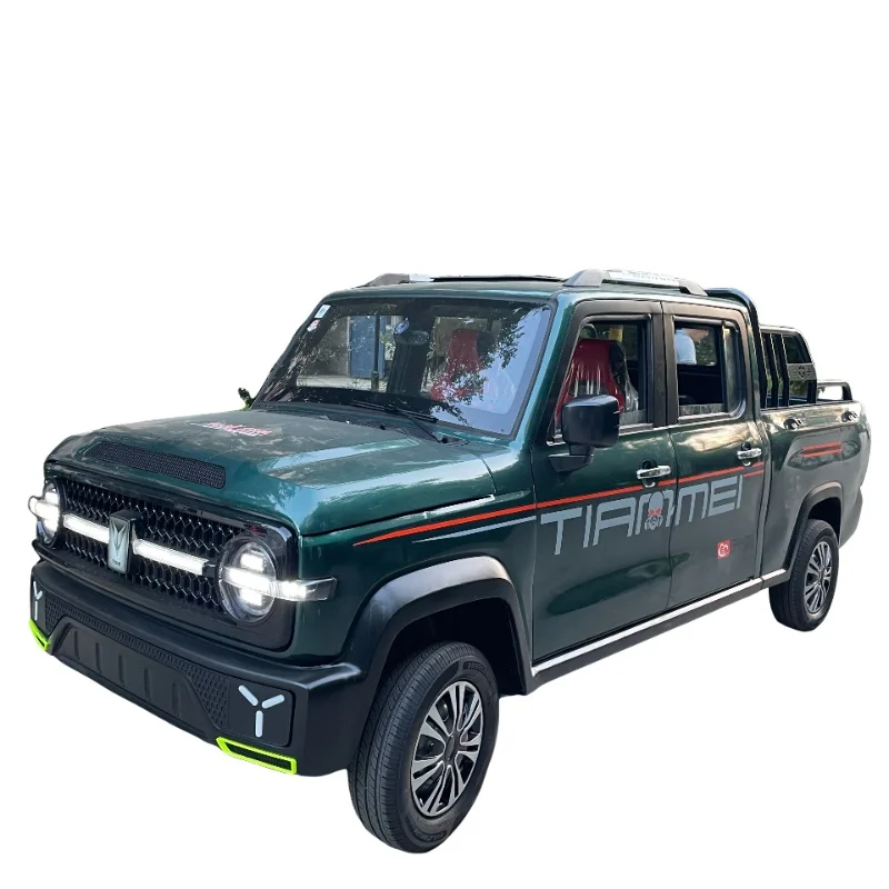 Best Selling Electric Pickup 4x4 EV Pickup Truck 3000W 4000W Trailers For Pickup Truck Customizable Color Options Cargo Trucks