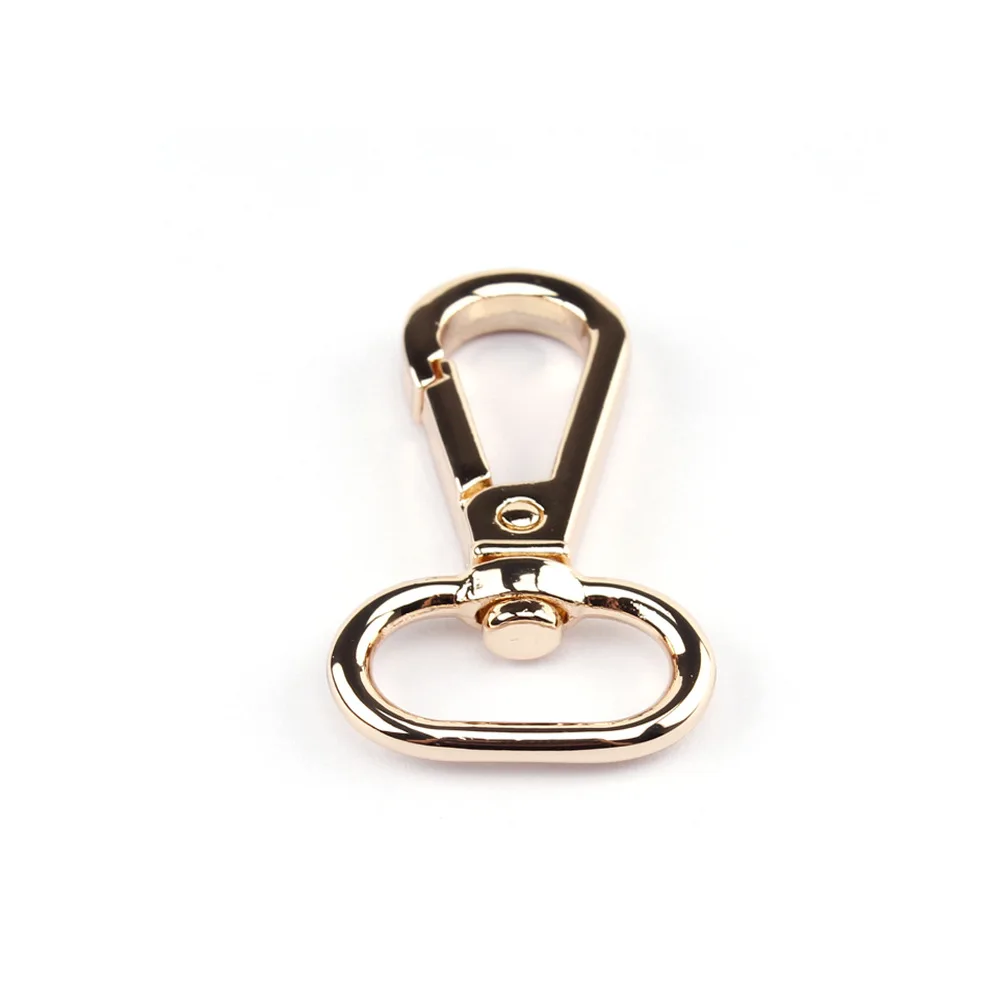 Hardware Zinc Alloy Snap Hook Metal Swivel Clasp Gold Bag Buckle Swivel Clasp Accessories